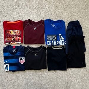 Assorted Lot Of Boys Athletic Wear Size Small